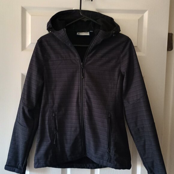 EUC Mountain Warehouse Softshell Women's Hooded Jacket Size 6 - Picture 1 of 4